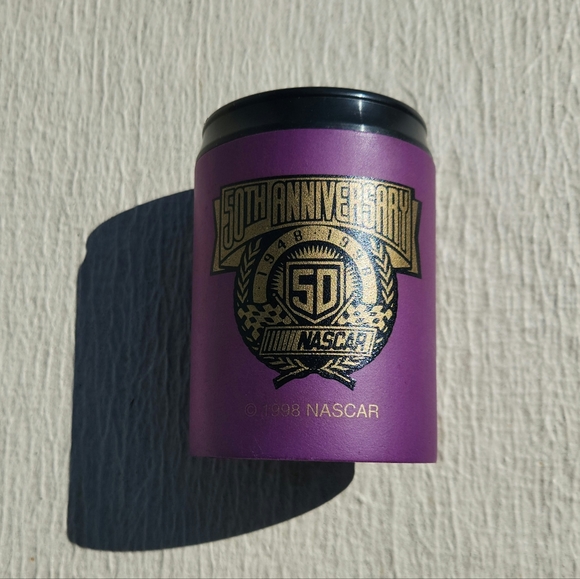Vintage 1998 NASCAR 50th Anniversary Can Koozie - Picture 1 of 9